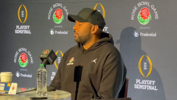 Sherrone Moore on Alabama, month-long prep
